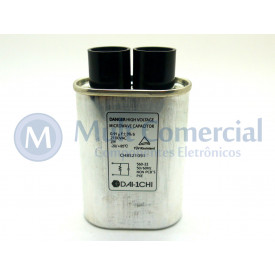 Capacitor para Microondas 0.91uF/2100VAC 50/60Hz -20/+85ºC Alta Tensão