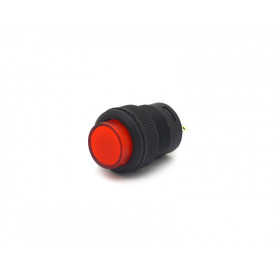 Chave Push-Button com 4 Terminais sem Trava e com Led Vermelho Desliga/(Liga) - R16-503BD