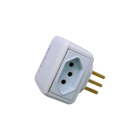 Carregador USB com Tomada e Proteção - Ref. 410