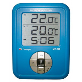 Relógio Termômetro Digital Int./Ext. Minipa MT-220