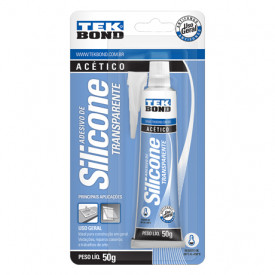 Adesivo de Silicone Acético 50g Transparente - Tekbond