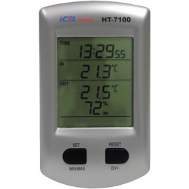 Termo-Higrômetro Digital Sem Fio HT-7100 - Icel 