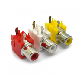 Tomada RCA AV4-8,4-9 VM/BR/AM