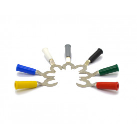 Terminal Forquilha 4mm - Diversas Cores - TR67 - B.B.C