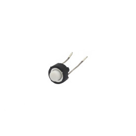 Chave Táctil com 2 Terminais 6x5mm 180° Branca - TSY-6650