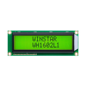 Display LCD 16x2 Caracteres Big Number Verde sem Luz de Fundo (Back Light) WH1602L1-NYG-JT - Winstar