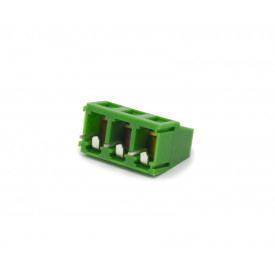 Conector Verde Multipolar WJ127 de 3 Vias - Passo 5,0mm 