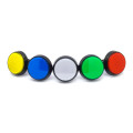 Chave Push-Button sem Trava e com Led Utilizada em Arcade Fliperama - Diversas Cores
