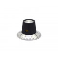 Knob Numerado (0-09) Preto - KN-135A 