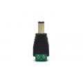 Plug P4 2,1x5,5x12mm para Borne Macho 2 Vias - 15.2.10/64.1.501