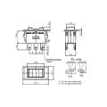 Chave Gangorra / Tecla Bipolar com Trava 6A/120Vac 15.203 Liga/Desliga/Liga M1FT1FS1S - Margirius