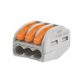 Conector Wago Borne Emenda Para 3 Fios - 222-413 - Wago