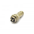Conector Mike 4 Vias Macho para painel e Fêmea para cabo - 33053/33054