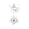 Interruptor Rotativo 1 Polo 7 Posições 37007 A1B1E1S - Margirius