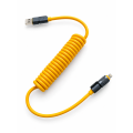 Cabo de Carregador Turbo 60W 4 em 1 USB 2.0 com Tipo C e USB-A - Diversas Cores