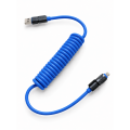 Cabo de Carregador Turbo 60W 4 em 1 USB 2.0 com Tipo C e USB-A - Diversas Cores