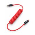 Cabo de Carregador Turbo 60W 4 em 1 USB 2.0 com Tipo C e USB-A - Diversas Cores