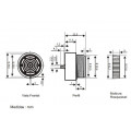 Buzzer para Painel 30mm Contínuo - S-6/30V-O-C - Sonalarme