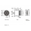 Buzzer para Painel 30mm Contínuo - SI-110VCA-O-C - Sonalarme