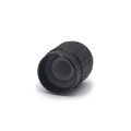 Knob de Alumínio para Potenciômetro de Eixo Estriado - A15x17 - Preto