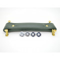 Alça para Amplificador Sintética Verde 20cm com Cavalete Dourado