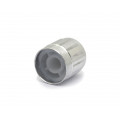 Knob de Alumínio para Potenciômetro de Eixo Estriado - B17x17 - Cromado