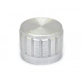 Knob de Alumínio para Potenciômetro de Eixo Estriado - B23x17 - Cromado
