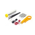 Kit Ferro Solda + Tubete Estanho Com Resina e Sugador Solda - BS-908