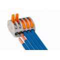 Conector Wago Borne Emenda Para 5 Fios - 222-415 - Wago