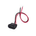 Conector USB-C Fêmea com 2 Fios para Painel