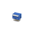 Chave Dip Switch Piano 90° DS1040-BT - 1 a 12 Vias - Connfly