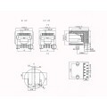 Conector RJ45 DS-1135-S100BP com 10 Vias