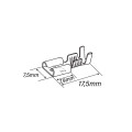 Terminal Faston Fêmea 6,3mm com Trava FRU322101 - Eletro Service