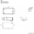 Caixa para Fonte CF-110/8 Sem Furo - Patola