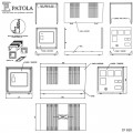 Caixa Plástica  CF-820 - Patola