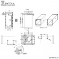 Caixa Plástica   DIN 48X48X114TA  - Patola