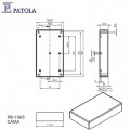 Caixa Plástica PB-119/3 - Patola - Caixa 61