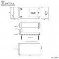 Caixa para Fonte CF-110/8 Sem Furo - Patola