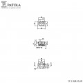 Caixa para Fonte CF-110/8 Sem Furo - Patola