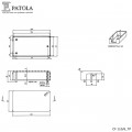 Caixa para Fonte CF-110/8 Sem Furo - Patola