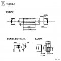 Caixa Plástica  CG-035  - Patola