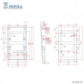 Caixa Plástica Para Controle CP-012 - Patola