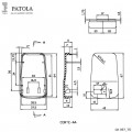 Caixa Plástica Para Controle CR-097/6 - Patola