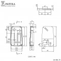 Caixa Plástica Para Controle CR-098 - Patola