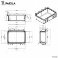 Caixa Plástica  MP-0020  - Patola