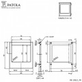 Caixa Plástica  PB-105/2 - Patola