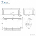 Caixa Plástica  PB-119/2 - Patola