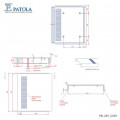 Caixa Plástica Com Alça PB-207 - Patola