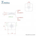 Caixa Plástica Com Alça PB-220/110-8 - Patola