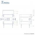 Caixa Plástica Com Alça PB-220/110-8 - Patola